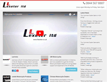 Tablet Screenshot of llexeter.co.uk